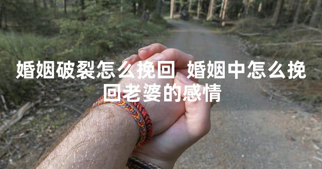 婚姻破裂怎么挽回  婚姻中怎么挽回老婆的感情